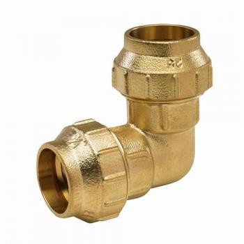 Codo Doble de 40mm con Tornillo Exterior (Racor 47040)