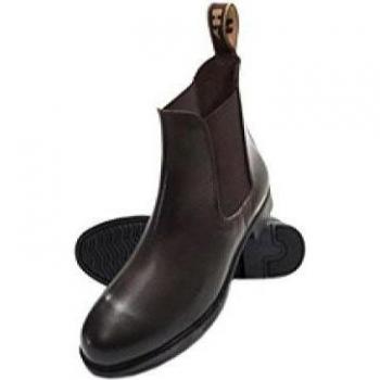Jodhpur-Lederstiefel für Kinder von Hyland Durham, 2 UK Braun