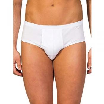 Slip ZD Zero Defects Hombre Abierto Hilo de Escocia Blanco Talla 60
