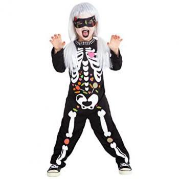Traje Esqueleto Candy Kids – Rubie's