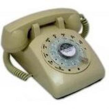 Retro Bluetooth‑Ready Rotary Dial Phone – Ivory (STP1960)