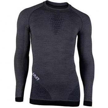 Uyn Fusyon Long Sleeve Base Layer Grey York / Avia / White 2XL male