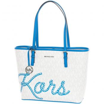 Michael Kors Classic White Women's Tote Bag 38S3SJ6T2I One Size