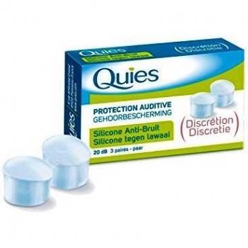 TAPONES OIDOS SILICONA ANTIRUIDO QUIES 6 U