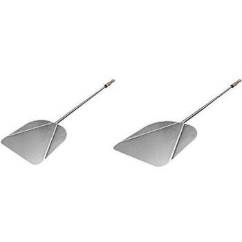 Pala per forno in acciaio inox con manico 29x33 cm