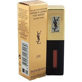 Yves Saint Laurent Rouge Pur Couture Pop Water 208 Wet Nude Glossy Stain