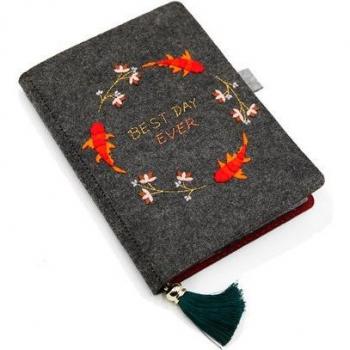 Kit DIY de couverture en feutre pour carnet avec tissu non tissé