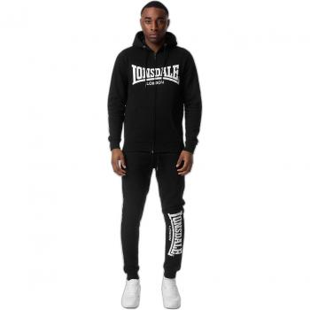 Punch Feeny Tuta da Jogging – Stile Regular Fit, Nero/Bianco
