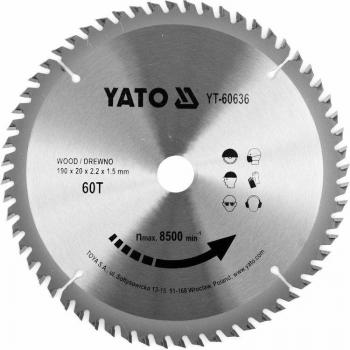 Lama Yato 60 Denti – Precisione e Velocità in Legno