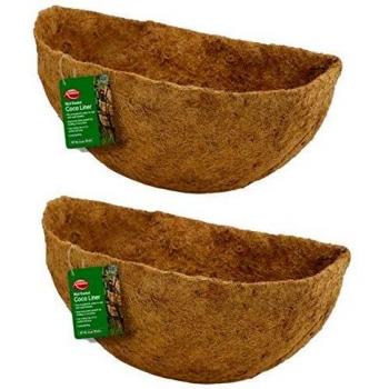 Ambassador Coco Fibre Wall Basket Liner 14'' Pack of 2