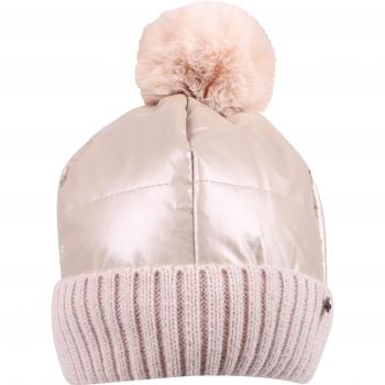 Capelli New York Strickmütze in Beige (Cream) – glanzvoll, mit Innenseite