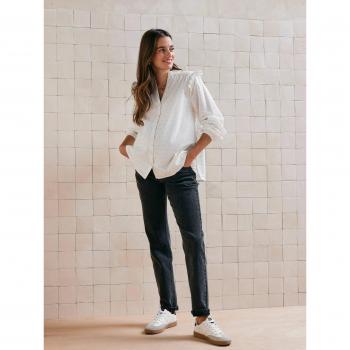 Blusa Embarazo y Lactancia con Motivos Plumetis