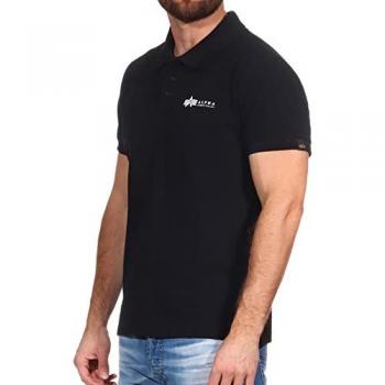 Alpha Industries Basic Polo SL Trikot Schwarz Herren M