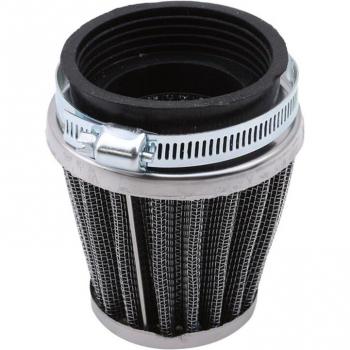 Filtre à air moteur moto tête de champignon, tailles 35/44/50/54/60 mm – Noir