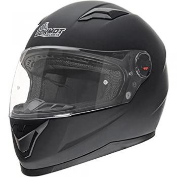 Germot GM 320 Motorradhelm Schwarz Größe S