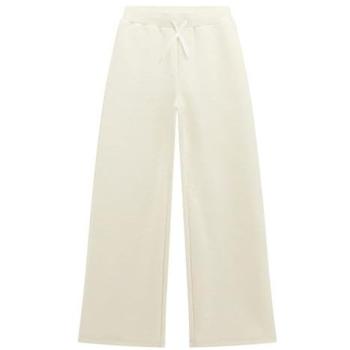 Pantalon palazzo fille Guess en jacquard blanc