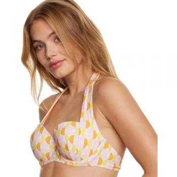 Vintage Pomm’Poire Bandeau Bikini, Damenmode 1975, Pink