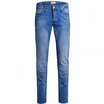 Jeans para Hombre Jack & Jones Jjiglenn JJICON JJ 457 50SPS STS, Denim Azul, 30W x 34L