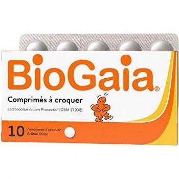 BioGaia ATB Comprimés Citron 10 Comprimés À Croquer