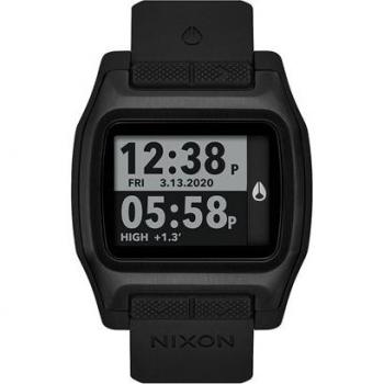 Nixon All Black High Tide Chronograph Watch for Men