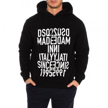 Dsquared2 Black Hoodie Größe L