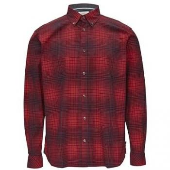 S.Oliver Hemd 2152435 Rot Regular Fit