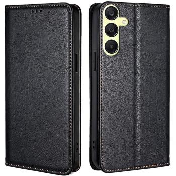 Housse en Cuir Noir pour Samsung A25 5G Global