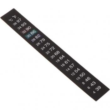 10Pcs LCD Aquarium Thermometer Dual Scale Adhesive Stickers