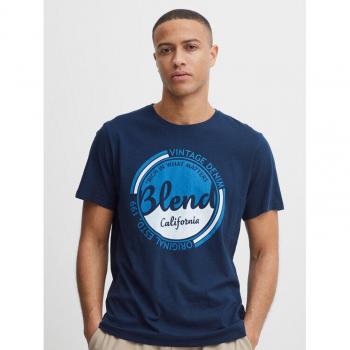 Blend Basic T-Shirt 20715308 Dunkelblau