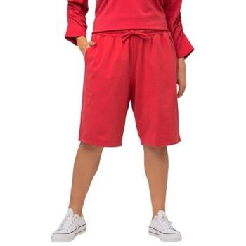 Sweat-Capri Rose für Damen, große Größen, rot, Baumwolle, Ulla Popken