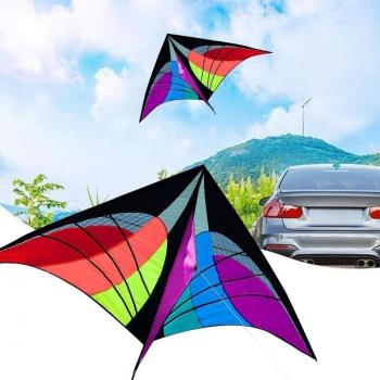 Kids' Outdoor Flying Triangle Kite with 30m Line