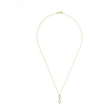 18‑Carat Golden Diamond Pendant (0.08 ct) – Diamons & You Necklace