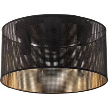 Jovin 3-flammige Deckenleuchte, 1 Schirm in schwarz/gold