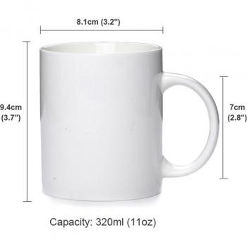 Sublimation Ready 11OZ Ceramic Mugs