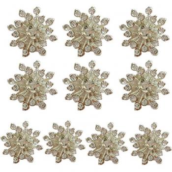 Boutons Décoratifs Flocon de Neige