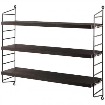 Eichen-Glanz Pocket Regalsystem – 60 × 50 × 15 cm, geölt & geräuchert