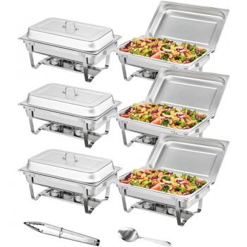 VEVOR 8 Qt Chafer Set with Folding Stand