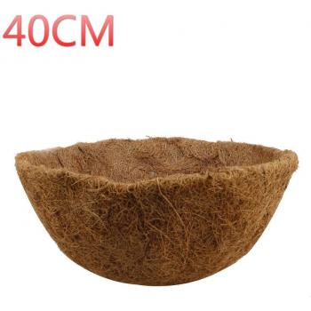 Maceta Artística de Hierro y Coco 35 cm – Jardín Sustentable