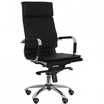 Piqueras y Crespo Kunstlederstuhl, Schwarz