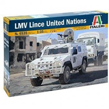 Reproduction miniature – LMV Lince Nations Unies Italeri