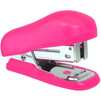 Rapesco Bug Mini Pink Flat Clinch Stapler
