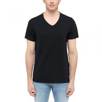 MUSTANG T-Shirt Amado Schwarz Regular Fit