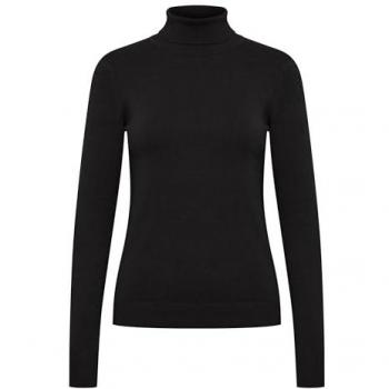 B.young Damen Rollkragenpullover Mmorla Schwarz