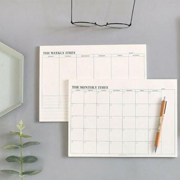 60-Page Work Plan Memo Notebook