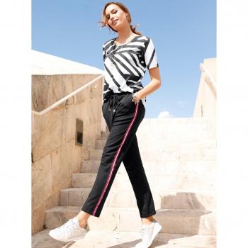 Helline T‑Shirt Stripes Noir et Blanc – Edition 40