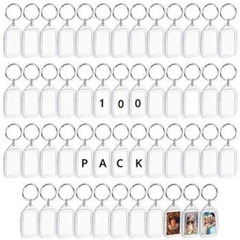 Kurtzy Schlüsselanhänger DIY Set (100 Stück)