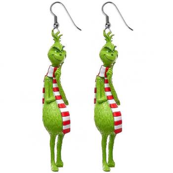 Pendientes Mujer Grinch Navidad
