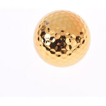 Gold Shining Star Golf Ball