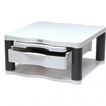 PrecisionPro Monitor Stand – 3‑Step Height Adjustment