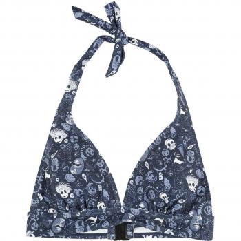 Bikini Jack et Sally – Haut de costume « L’Étrange Noël de Monsieur Jack » – M/XXL – Femme – Multicolore